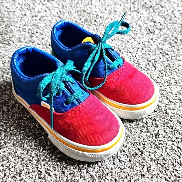 Vans ERA Primary Color Kids Unisex Sz 4.5 - Picture 1 of 3